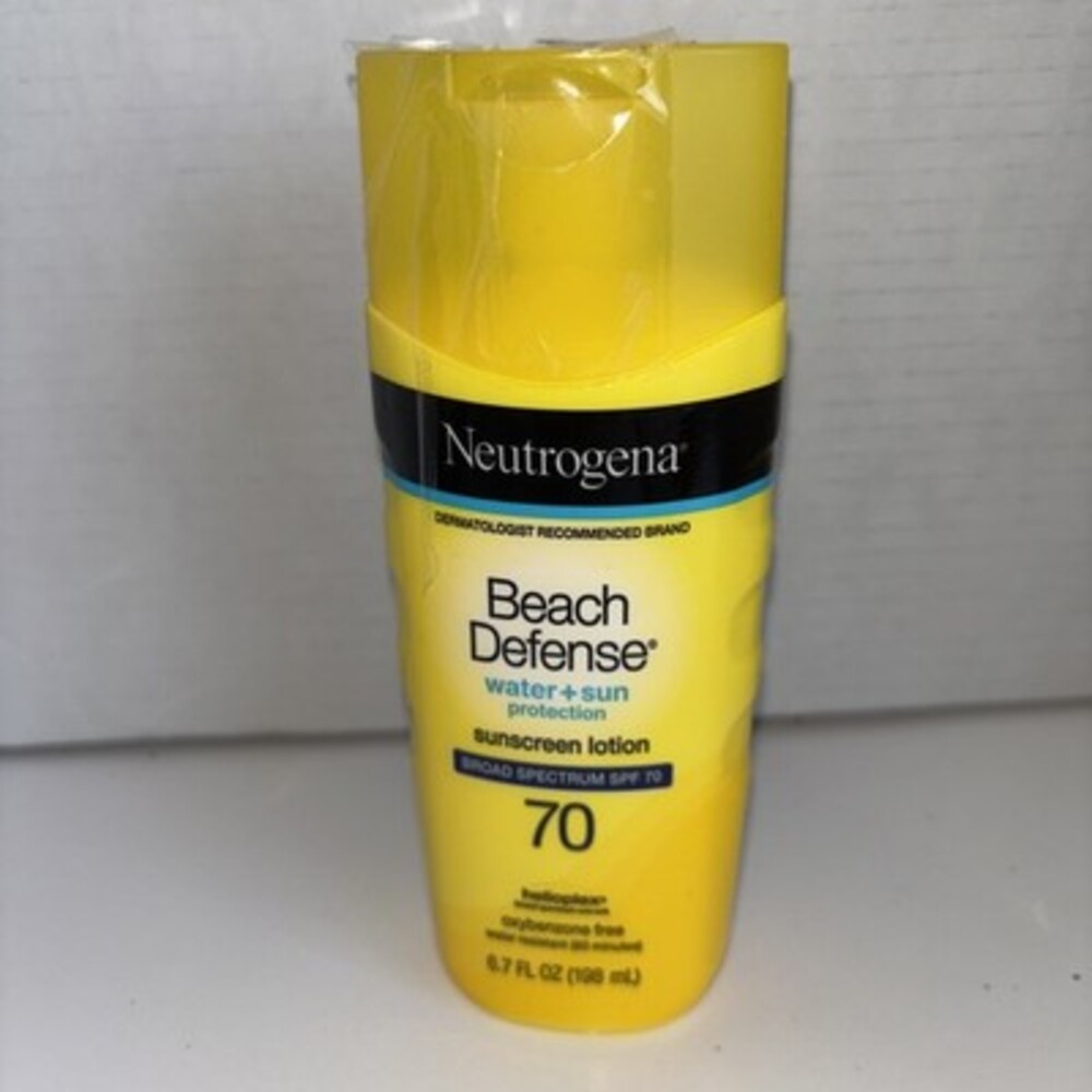 Neutrogena Beach Defense SPF 70 Sunscreen Lotion Broad Spectrum 6.7 oz
